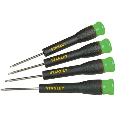 Image de STANLEY STHT0 62630 Jeu de tournevis précision Torx 4 pièces