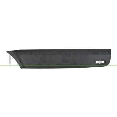 Afbeelding van PRASCO ME9191474 Sier / beschermingspaneel, spatbord Links achter zwart Met bevestigingsmatriaal MERCEDES BENZ: Sprinter 3.5 T Van