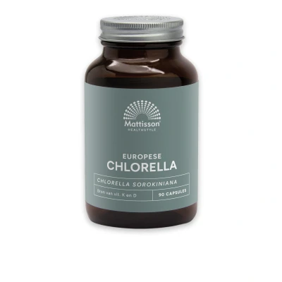 Afbeelding van Mattisson Europese Chlorella 775mg 90 capsules