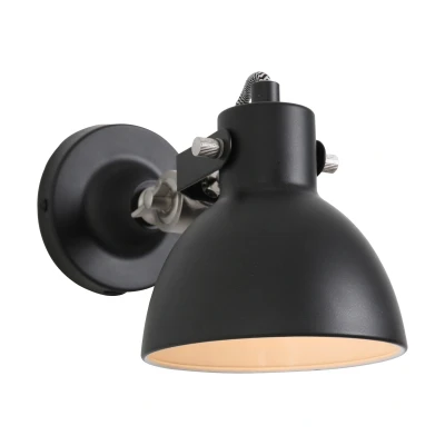 Afbeelding van Mexlite Dominique Wandlamp Zwart