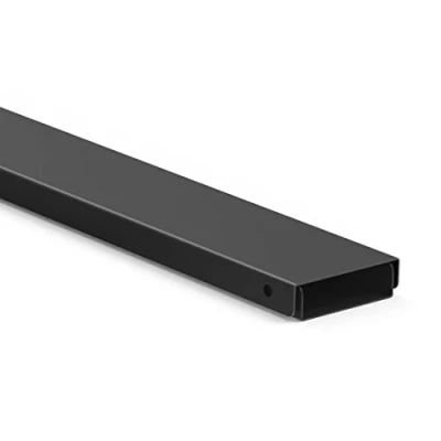 Afbeelding van Kabelgoot met magnetische kabelafdekking voor de muur (voor 5 kabels, kabelstang ordelijk kabelbeheer, bijv. tv kabeldoorvoer, kabelgeleiding en verborgen kabels in een