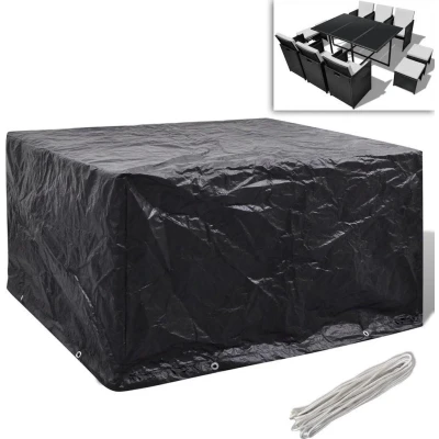 Afbeelding van Tuinmeubelhoes met 8 oogjes 172x113x73 cm
