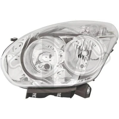 Afbeelding van DIEDERICHS 3486981 Koplampen Links H7, H7/H1, H1 voor rechtsrijdend verkeer Met elektromotor FIAT: Doblo II Box Body / Estate