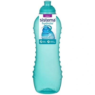 Image de Sistema Squeeze Twist &#039;n&#039; Sip Bouteille d&#039;eau de sport anti fuite pour enfants, sans BPA, couleurs assorties (non sélectionnables), 620 ml, 1 pièce