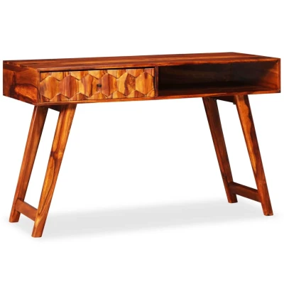 Afbeelding van Schrijftafel 118x50x76 cm massief sheeshamhout