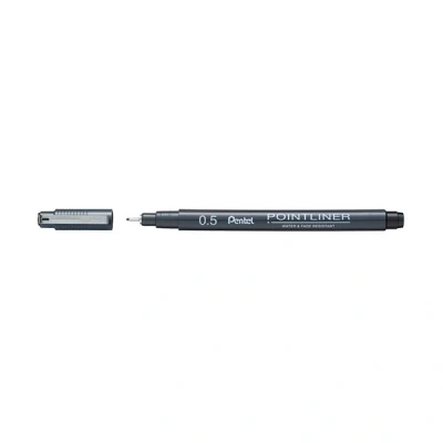 Image de Pentel Pointliner S20P stylo feutre pointe fine (0,5 mm) noir