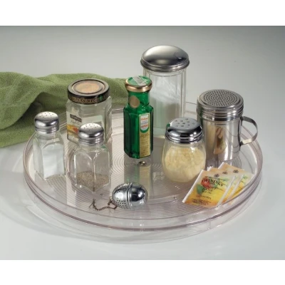 Afbeelding van IDesign Linus Draaiplateau 35,5 Cm Transparant