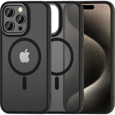 Afbeelding van TECH PROTECT MAGMAT &quot;2&quot; MAGSAFE IPHONE 15 PRO MAX MAT ZWART