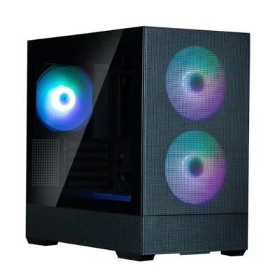 Afbeelding van Mini Tower PC behuizing zonder voeding ZALMAN P30 AIR (zwart) Micro ATX/Mini ITX 3x140mm A RGB Mesh USB C/3.0/HD Audio