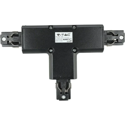 Afbeelding van V TAC LED Railverlichting Track Connector 4T IP20 Zwart