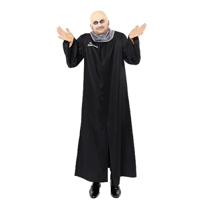 Afbeelding van Amscan Officieel Uncle Fester Addams kostuum voor heren, maat M