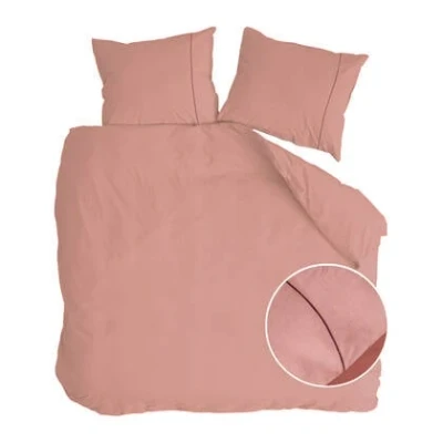 Afbeelding van Walra Dekbedovertrek Remade Uni Essence 200x220 100% katoen Roze