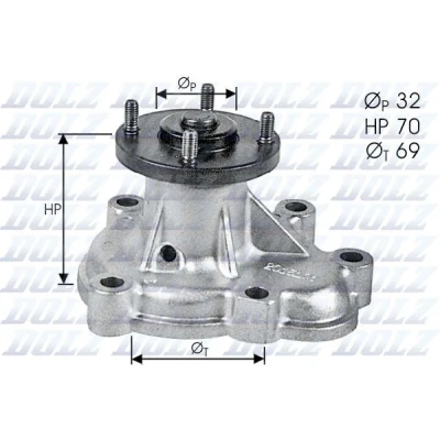Afbeelding van DOLZ O131 Waterpomp OPEL: Corsa B Hatchback, A CC, TR
