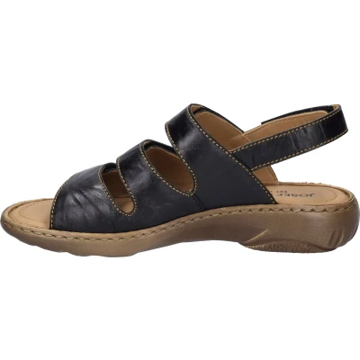 Afbeelding van Josef Seibel Debra Outdoorsandalen, Dames, Maat: 39, Schwarz Leer