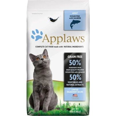 Afbeelding van Applaws Oceaanvis en Zalm Kat Droogvoer 350 gr