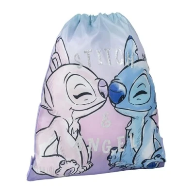 Afbeelding van Disney Stitch en Angel Zwemtas Gymtas Meisjes Hoogte 39cm