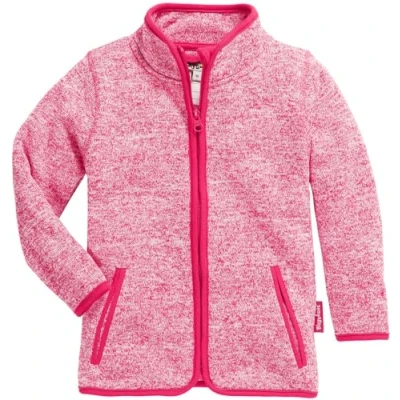 Afbeelding van Playshoes Fleecejack Knit Fleece Junior Roze Maat 80