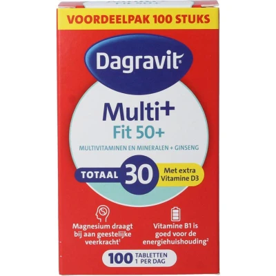 Afbeelding van Dagravit Totaal 30 Vitaal 50+ 100 tabletten