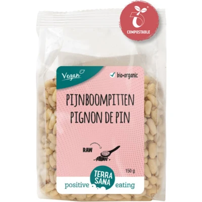 Afbeelding van TerraSana Pijnboompitten 150GR