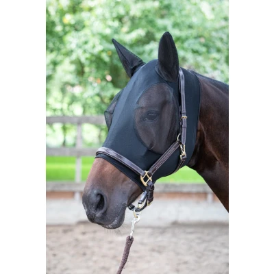Image de Harry&#039;s Horse Masque Anti Mouches SkinFit avec Oreilles Noir XL