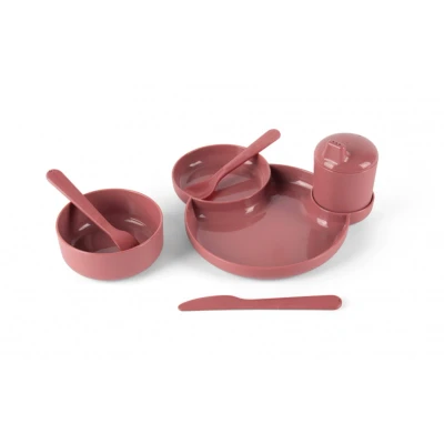 Afbeelding van Kinderservies bioplastic Robijnrood Dantoy Voedselveilig