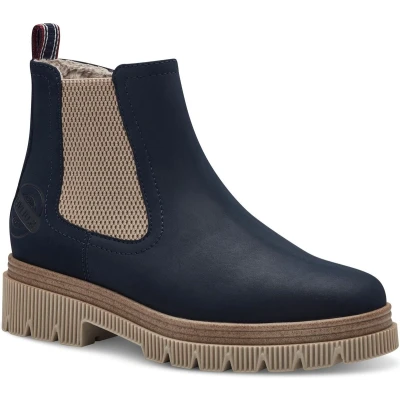Afbeelding van s.Oliver Chelsea Snowboots, Dames, Maat: 41, Navy Kunststof
