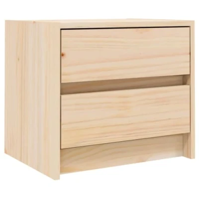 Afbeelding van Nachtkastje 40X31X35,5 Cm Massief Grenenhout 1 / Naturel
