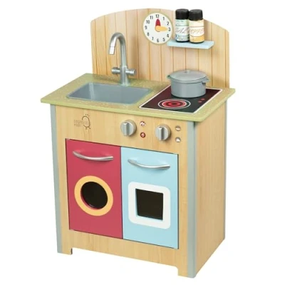 Afbeelding van Teamson Kids Klassiek Houten Speelkeuken Kinderspeelgoed Rollenspel Speelgoed Hout