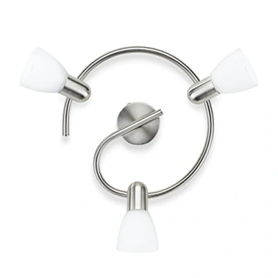 Afbeelding van Philips E14 Essentials Spot Bar van jute, nikkel