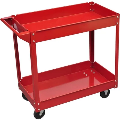 Afbeelding van vidaXL Gereedschapstrolley 100 kg rood