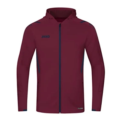 Afbeelding van Jas met kap Challenge Kastanje/marine / 3XL