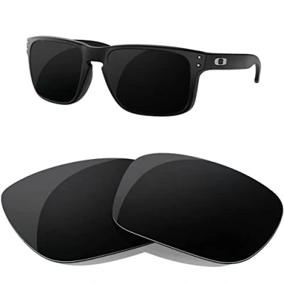 Afbeelding van HiCycle2 Vervangende gepolariseerde glazen voor Oakley Holbrook zonnebril meerdere opties, zwart.