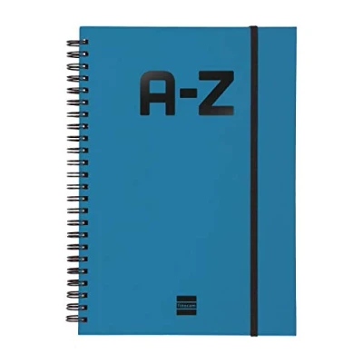 Afbeelding van Finocam Alfabetische index, blauw, DIN A5 148 x 210 mm