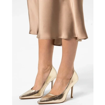 Afbeelding van sacha Hoge hakken, Dames, Maat: 36, Gold Schoenen