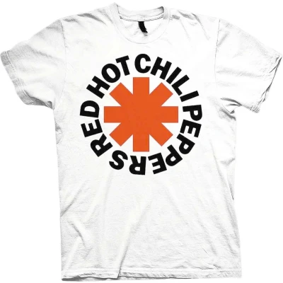 Afbeelding van Red Hot Chili Peppers Asterisk Heren T shirt 2XL Wit