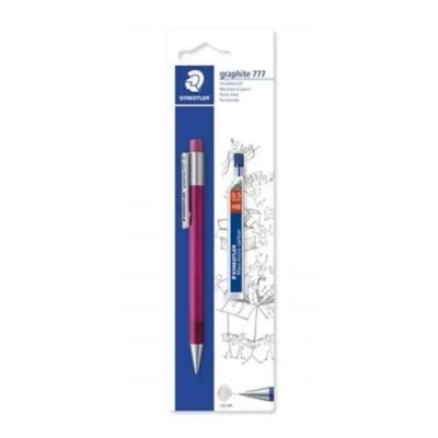 Afbeelding van Staedtler Graphite 777 blister 1 vulpotlood 0,5 mm + pennenetui 250 05 Hb