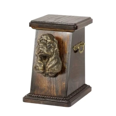 Afbeelding van Elegante urn hond voor American Cocker Spaniel met hondenbuste