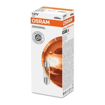 Afbeelding van Osram Gloeilamp SV7 8 12V 3W Original Line 10 Stuks