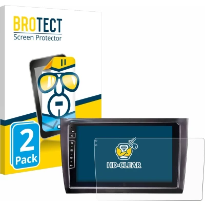 Afbeelding van BROTECT Screenprotector voor Dynavin D9 DF56 9&quot; Folie Beschermfolie transparant (2 Stuks)