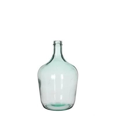 Afbeelding van Diego Fles Vaas H30 x Ø18 cm Gerecycled Glas Transparant
