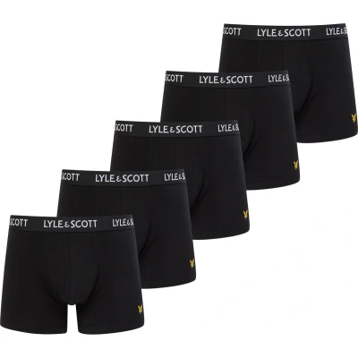 Afbeelding van Lyle &amp; Scott Miller 5 PACK Onderbroeken, Heren, Maat: Medium, Black