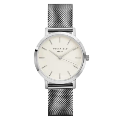 Afbeelding van Rosefield The Tribeca Dames Horloge Zilver Ø33mm TWS T52