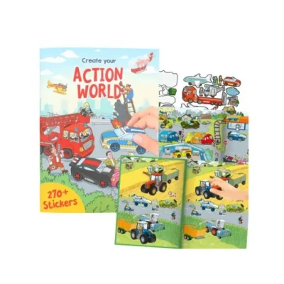 Afbeelding van Depesche Create your Action World stickerboek