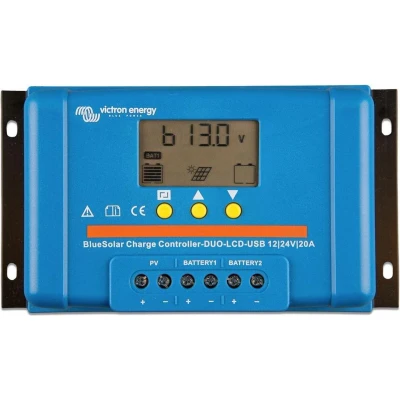 Afbeelding van Victron BlueSolar PWM LCD&amp;USB Charge Controller 48V 30A