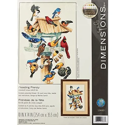 Afbeelding van Dimensions Feasting Frenzy borduren (pakket)