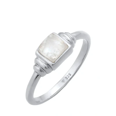 Afbeelding van Elli Vintage Ring, Dames, Maat: 54, Silber