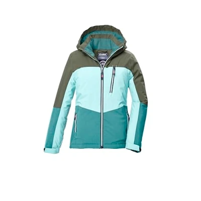 Afbeelding van Killtec Kow 354 Grls Jckt functionele jas met capuchon en sneeuwvanger. Meisjes
