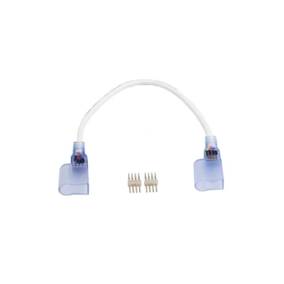 Afbeelding van LED Neon RGB Connector, 4 Aderig, Soldeervrij