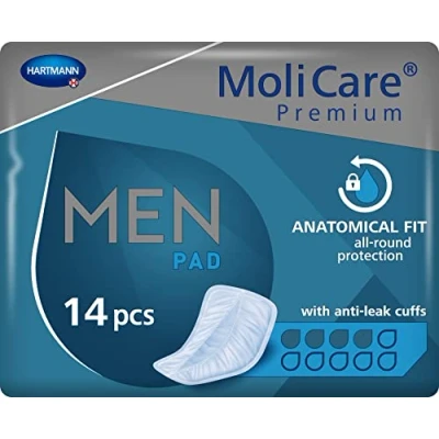 Afbeelding van Hartmann Molicare Premium Men Pads 4 druppels 1 pak van 14 stuks