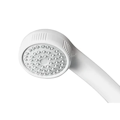 Afbeelding van RIDDER douchekop, handdouche Cordoba, wit, ABS Antikalknoppen Roestvrij KTW gecertificeerd, 20,5 x 6,8 5 cm